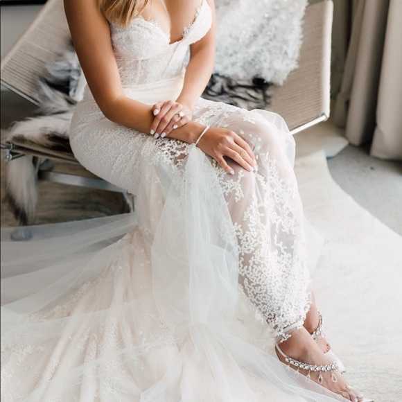 Inbal Dror Haute Couture Mermaid Wedding Dress - Picture 7 of 16
